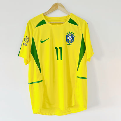 Retro Brazil Shirt World Cup 2002 Home